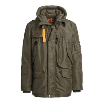 Parajumpers Winter Jackets, male, Green, Size: XL Right Hand Olive Grey Jacket