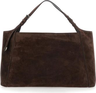 Brunello Cucinelli Sartorial Shopper Tas - Dames - Tassen - Bruin - Maat: ONE Size Leer