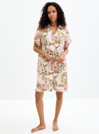 Miiyu Womens Tropical expression flowy nightshirt
