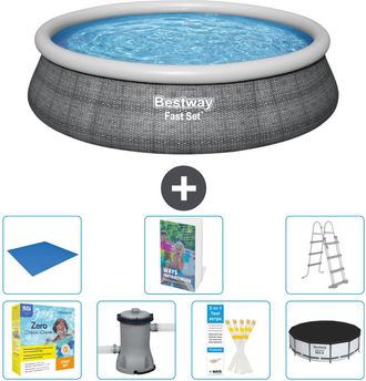 Bestway Piscina Bestway Fast Set Redonda - 457x107 Cm - 8-piezas S372