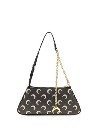 Marine Serre Synthetic Shoulder Bag - Black