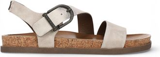Blowfish Dames Cloud Zilveren Voetbed Rem Platte Sandals - Lance