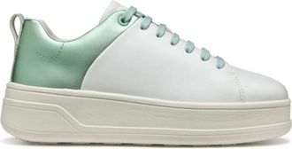 Geox Witte Vrijetijdssneakers voor Vrouwen - Dames - Sneakers - Wit - 38 EU - Polyester - Schoenen