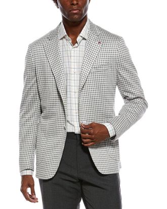 Isaia Capri Silk-Blend Sport Jacket
