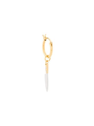 True Rocks Tweekleurige oorring - Goud