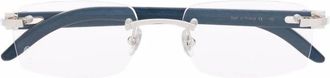 Cartier Glasses, unisex, Gray, Size: 53 MM Optical Frame