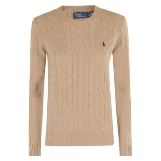 Polo Ralph Lauren Truien & Vesten, Dames, Bruin, M, Julianna Pullover met Lange Mouwen