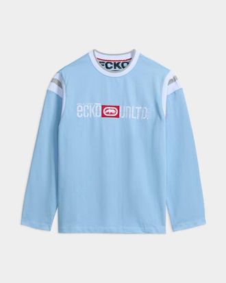 Ecko World Famous Long Sleeve Shirt in Carolina Blue at Nordstrom, Size Medium L