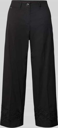 Brax Brax Hose in verkürzter Passform mit Label-Detail Modell MAINE in Black, Größe 36