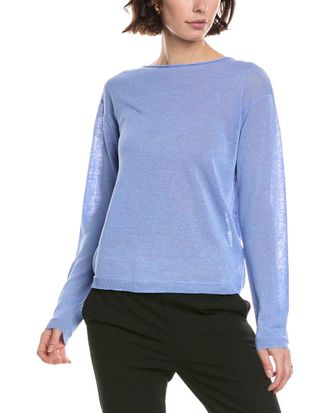 Vince Dropped Shoulder Boat Neck Top