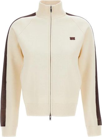 Wales Bonner Zip-throughs - Dames - Vesten met rits - Wit - 2XS - Hoodies & sweatvesten