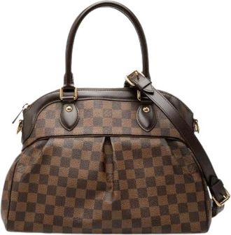 Louis Vuitton Pre-owned Vintage Canvas Shoulder Bag - Dames - Vintage Handtas - Bruin - ONE Size - Vintage
