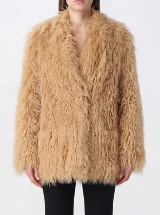 Isabel Marant Cappotto Mylae in pelliccia sintetica con scollo a V
