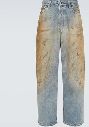 Acne Studios Distressed wide-leg jeans