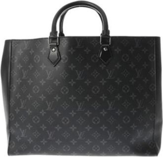 Louis Vuitton Pre-owned Tote Bags, male, Black, Size: ONE SIZE Pre-owned Monogram Eclipse Tote