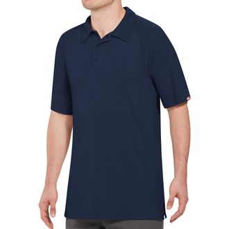 Red Kap Mens Big-Tall Active Performance Polo Shirt, Navy, 6X-Large