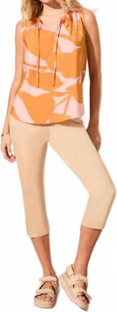 Tribal Womens Sleeveless Blouse In Tea Rose