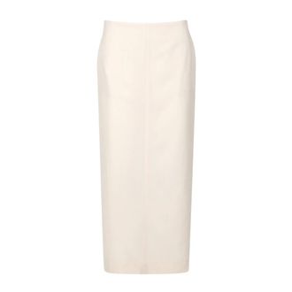 Philosophy di Lorenzo Serafini Rokken, Dames, Wit, M, Sheath Skirt