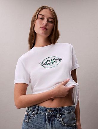 Calvin Klein Camiseta con logo bordado