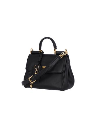 Dolce & Gabbana Womens Bags Black Calf Leather