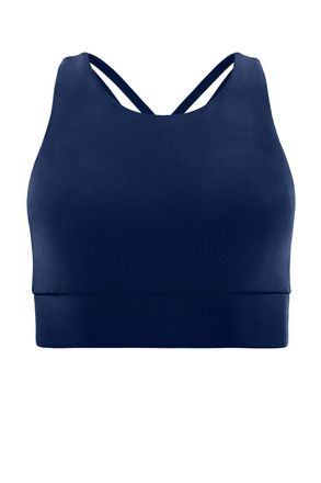 Winshape Sport-Bustier WINSHAPE Functional Comfort Sport-BH SB103C, Damen, Gr. XXL, blau (dunkelblau), 85% Polyester, 15% Elasthan, BHs Sport-Bustier, mit R&uuml;ck