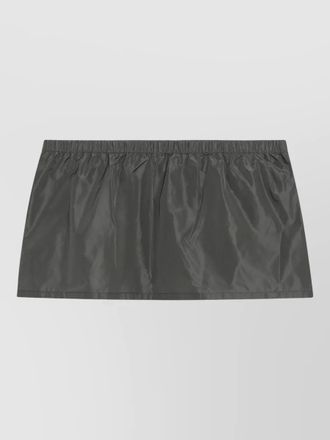 Miu Miu front pocket straight midi skirt design