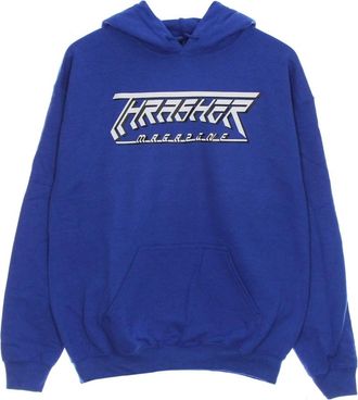 Thrasher Royal Logo Hoodie Heren Hoodie - Heren - Hoodies - Blauw - XL - Katoen - Hoodies & sweatvesten