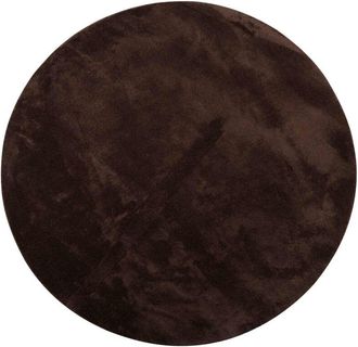 vidaXL Medium Pile Soft and Washable Rug HUARTE Brown &Oslash; 120 CM vidaXL