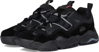 Globe Option Evo Mens Skate Shoes Black/Phantom : 10.5 D - Medium, Leather/Mesh