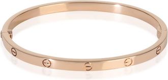 Cartier Pre-Owned Cartier Rose Gold Small Model Love Bracelet