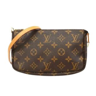 Louis Vuitton Pre-owned Mini Bags, female, Brown, Size: ONE SIZE Pre-owned Vintage Monogram Pouch