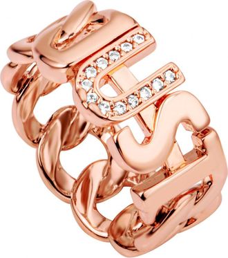 Just Cavalli Womens JCRG01413307 Ladies Ring - Rose Gold Stainless Steel - Size O