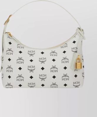 MCM locked visit bag gold-tone hardware