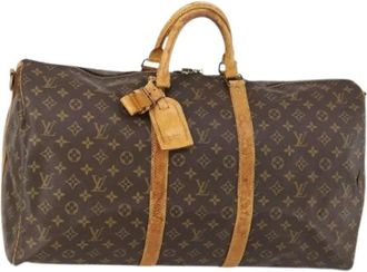 Louis Vuitton Pre-owned Weekend Bags, female, Brown, Size: ONE SIZE Pre-owned Weekend Bag