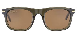 Serengeti Eyewear Charlton Polarized SS576004 Mens Sunglasses Green Size 52