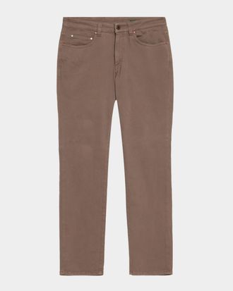 Boglioli Men & apos;s Comfort Soft Five-Pocket Pants