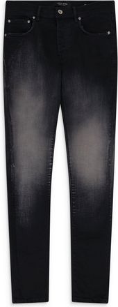 Purple Black High Contrast Dye Skinny Jeans