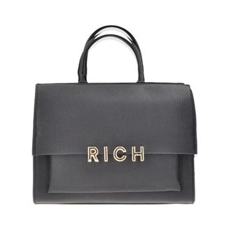 John Richmond Handbags, female, Black, Size: ONE SIZE Black Shoulder Bag