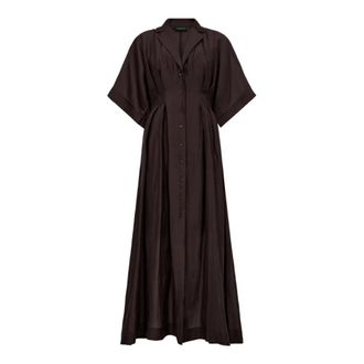 Copenhagen Muse Cmmolly Dress - Dames - Shirt Kleedjes - Bruin - L - Polyester - Kleedjes