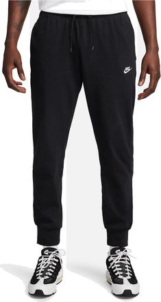 Nike Club Knit Joggers Black White FQ4330-010