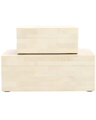 Safavieh Set of 2 Sabi Decor Boxes