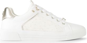 Kurt Geiger Womens Lillian Mesh Sneakers - White - Size UK 6