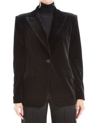 Max Studio Velvet Blazer