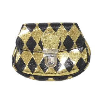 Gucci Black Gold Leather Fanny Pack (Pre-Owned)