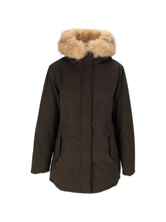 MC2 Saint Barth Military Faux-Fur Waxed Parka
