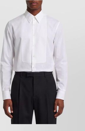 Saint Laurent cotton regular-fit tuxedo shirt