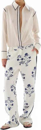 Maria Cher Bolson Richie Pants In Ecru