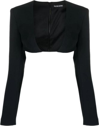 DAVID KOMA Blazers - Dames - Blazers - Zwart - XS - Jassen