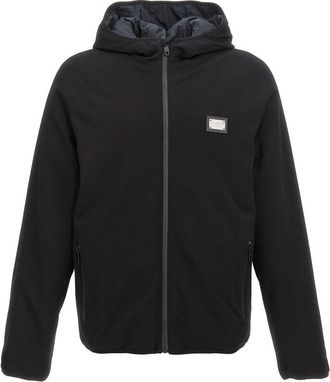 Dolce & Gabbana Black Viscose Blend Jacket