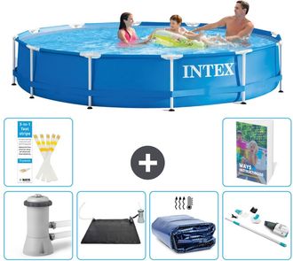Intex Piscina Con Estructura Redonda - 366x76 Cm - 7-piezas S252